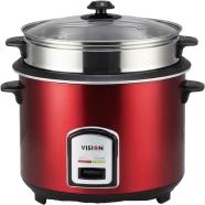 Vision 3.0 Liter Rice Cooker REL-50-05 SS Red (Dou
